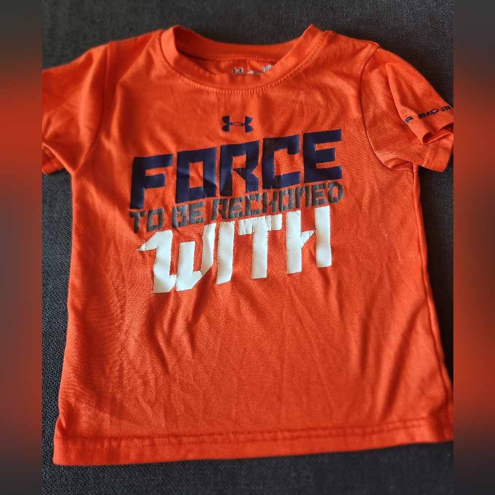 12 mo Under Armour tee short sleeve Force toddler boys